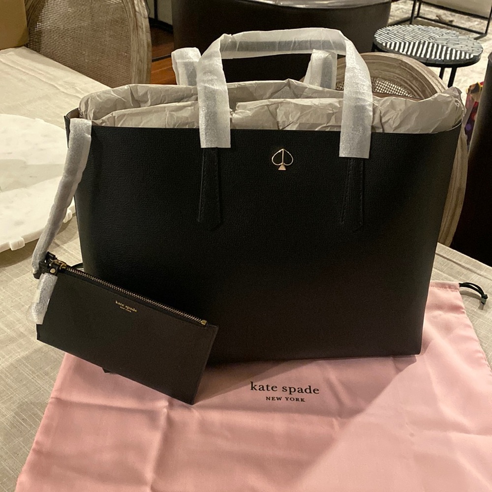 Kate Spade black large Molly Tote